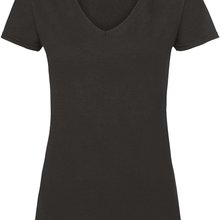 Camiseta de corte femenino Black XS