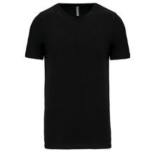 Camiseta cuello de pico Color jaspeado Black S