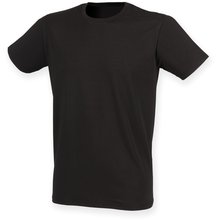 Camiseta cuello redondo hombre Negro S