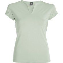 Camiseta CON cuello en V VERDE MIST XL