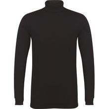 Camiseta cuello vuelto hombre Negro S