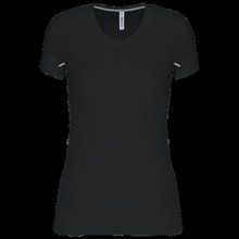 Camiseta de deporte entallada Black / Silver XS