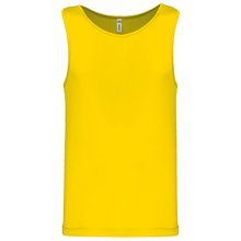 Camiseta de deporte hombre Amarillo 3XL