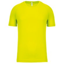 Camiseta de deporte hombre poliéster Amarillo L
