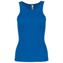 Camiseta de deporte tirantes para chica Aqua Blue XS