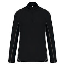 Camiseta deportiva manga larga hombre Negro XL