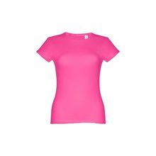 Camiseta Entallada Algodón Mujer Rosa L