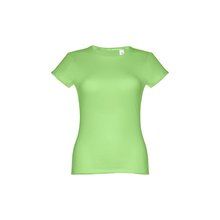 Camiseta Entallada Algodón Mujer Verde Claro L