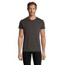 Camiseta Entallada Hombre Algodón Gris L