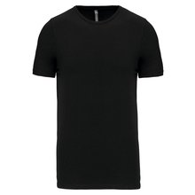 Camiseta entallada hombre Negro S