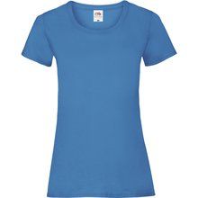 Camiseta entallada mujer 100% algodón Azur Blue XS