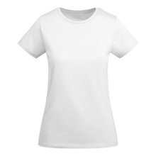 Camiseta entallada mujer algodón orgánico Blanco S