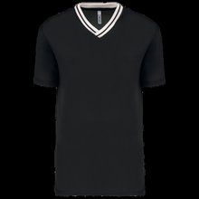 Camiseta equipo Unisex Cuello de Pico Black / White XS