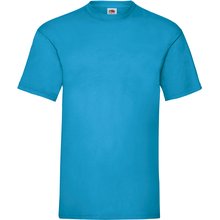 Camiseta hombre algodón cuello redondo Azul S