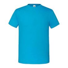 Camiseta hombre algodón peinado Azur Blue S