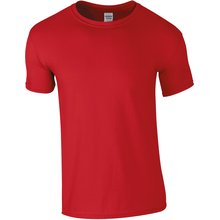 Camiseta hombre algodón preencogido Rojo S