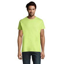 Camiseta Hombre Tubular 100% Algodón Verde Manzana L