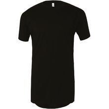 Camiseta larga para hombre Negro S