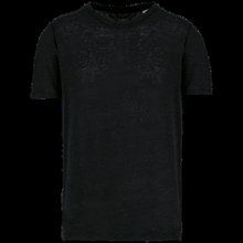 Camiseta lino hombre Black S