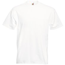 Camiseta manga corta algodón Blanco 5XL