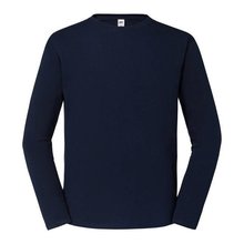 Camiseta de manga larga algodón Azul XL