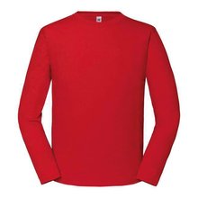 Camiseta de manga larga algodón Rojo 3XL