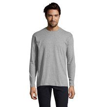 Camiseta Manga Larga Hombre 150g Gris M