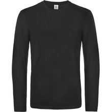 Camiseta manga larga hombre algodón Negro S