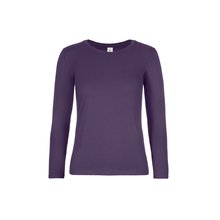 Camiseta manga larga mujer algodón Violeta S