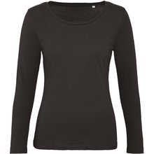 Camiseta manga larga mujer punto jersey Black XS