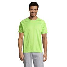 Camiseta Manga Raglán Transpirable Apple Green 3XL