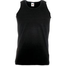 Camiseta sin mangas hombre algodón Black S