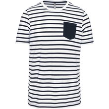 Camiseta marinero con bolsillo Azul S