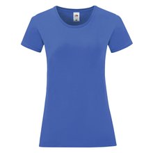 Camiseta Mujer 100% Algodón Azul XS