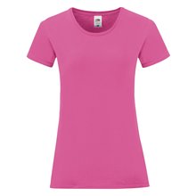 Camiseta Mujer 100% Algodón Fucsia XS