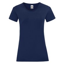 Camiseta Mujer 100% Algodón Marino L