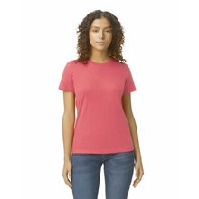 Camiseta mujer algodón sin costuras Rojo S