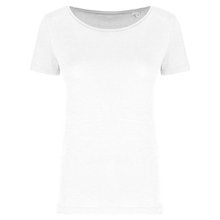 Camiseta mujer corte ajustado Blanco L