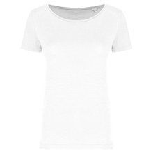 Camiseta mujer corte ajustado Blanco XS