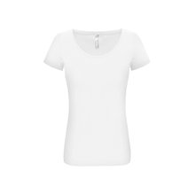 Camiseta mujer entallada Blanco L