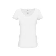 Camiseta mujer entallada Blanco M