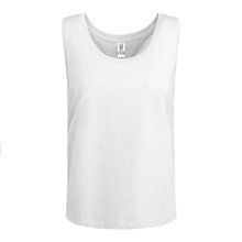 Camiseta Tirante Ancho Mujer Blanco XL