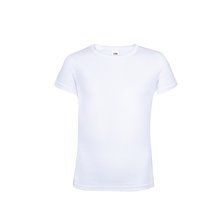 Camiseta Niña Entallada Blanca 100% Algodón Bla 12-13