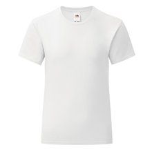 Camiseta Niña Entallada Blanca 100% Algodón Blanco 12-13