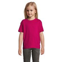 Camiseta Niño 150g Manga Corta Fucsia M