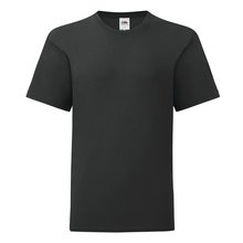 Camiseta Niño Algodón Tacto Suave Negro 3-4