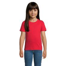Camiseta Niños Ajustada 150g Algodón Rojo 4XL