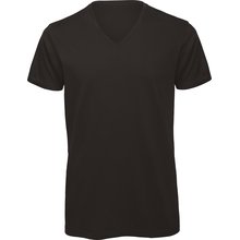 Camiseta Orgánica Cuello de Pico Hombre Negro S