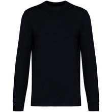 Camiseta orgánica manga larga unisex Negro 3XL