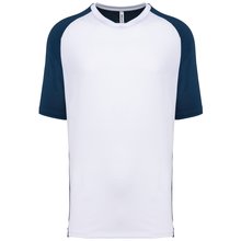 Camiseta pádel bicolor hombre Azul S